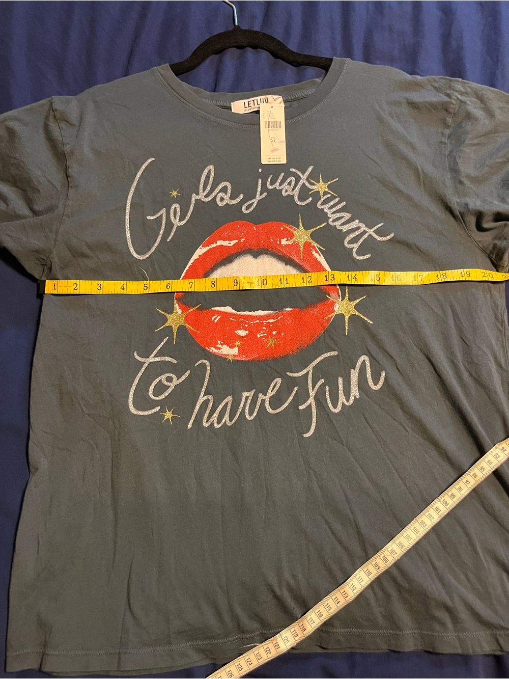 Anthropologie Graphic Tee- Girls just want to have fun. - Picture 4 of 5